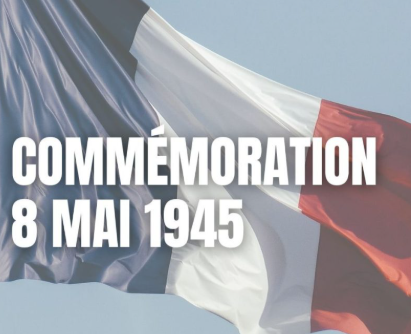 Drapeau Français commémoration 8 mai 1945