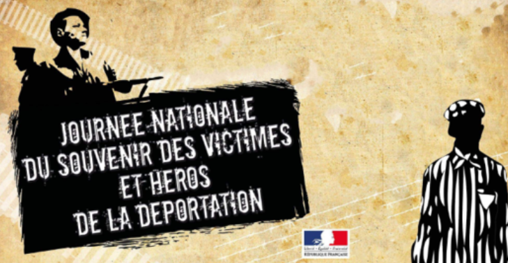 affiche Journée nationale du Souvenir des victimes et des Héros de la Déportation