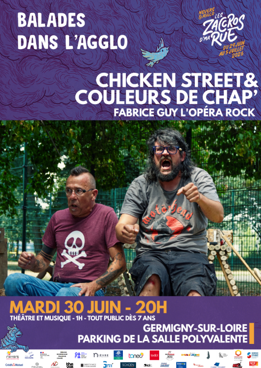 Affiche Chicken & couleurs de Chap'